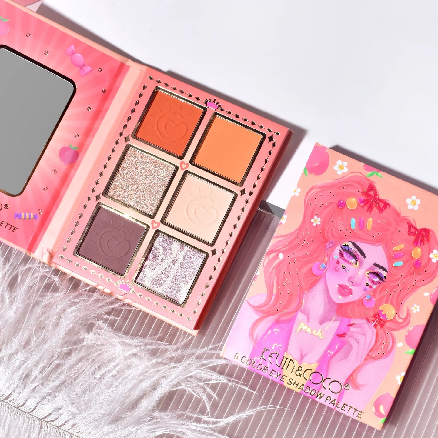 Paleta mini sombras Kevin&Coco Peach