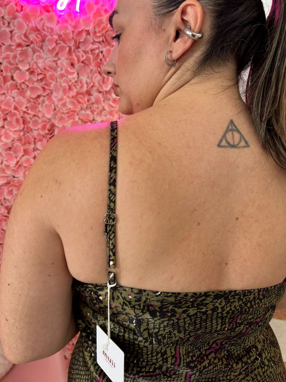 Vestido Lencero Print Serpiente