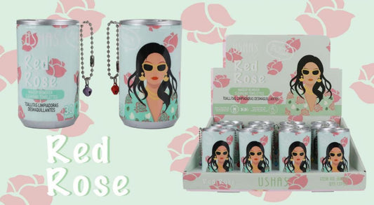 Toallitas Desmaquillantes en lata Red Rose