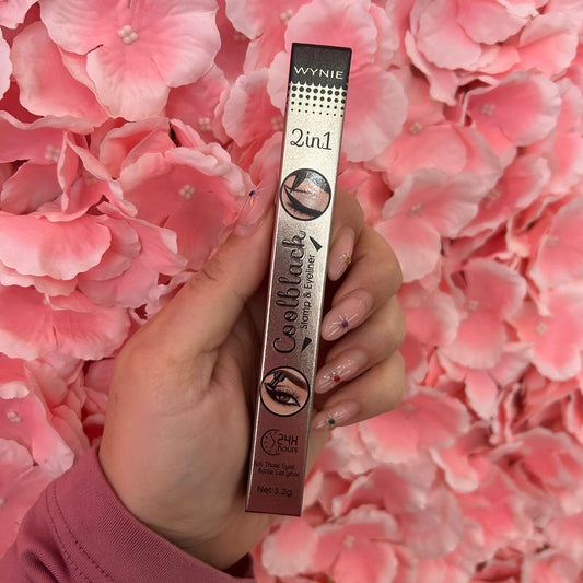 Eyeliner 2 en 1 con stamp Wynie