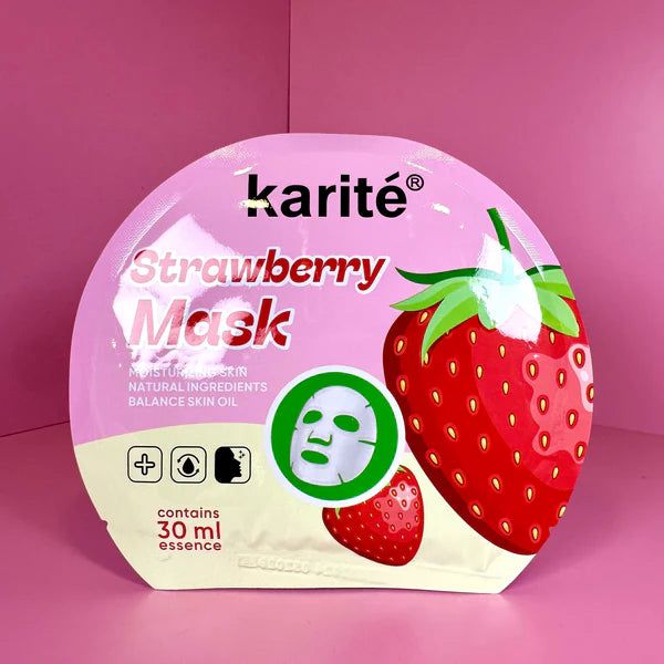 Mascarilla facial hidratante fresa
